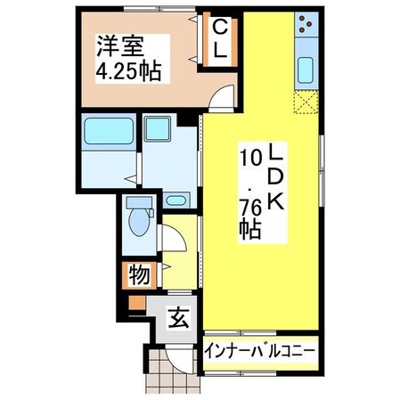 ソラーレ渡邉Ａの物件間取画像